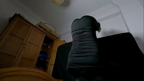 Complex yoga poses, intense workout, oily, sweating and moaning till I reach an high orgasm (TRAILER)