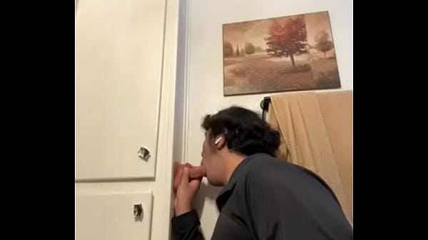Cute gay boy fucks dildo