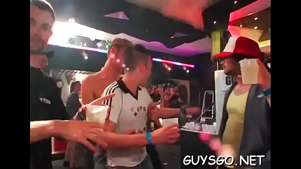 It’s party time for these dudes desirous to get gangbanged hard