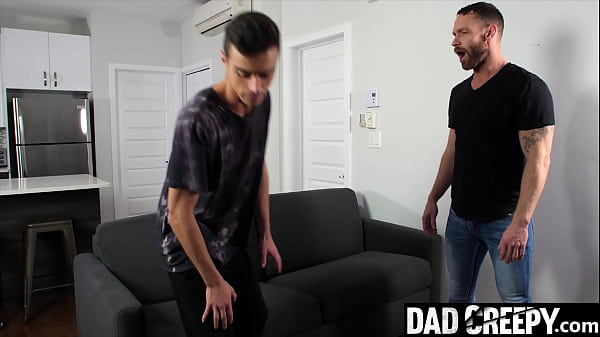 Stepson Paying Back His Daddy with Ah Slobbery Blowjob – Dadcreepy