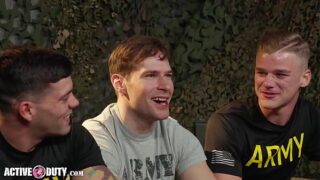 Wild Muscle Hunk Threeway – Julian Brady, David Skylar, Jonathan Tylor – ActiveDuty