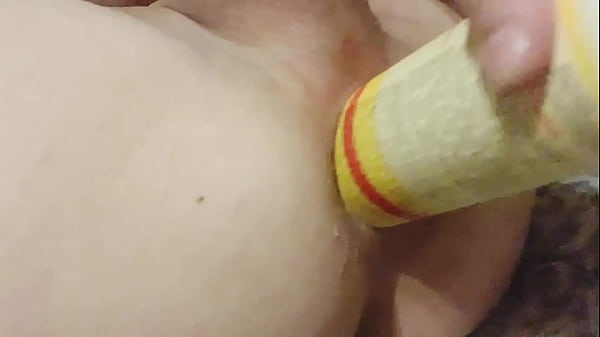 Fucking my ass with a big thing