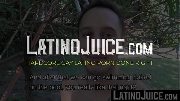 LatinoJuice.com – Nacho & Rodrigo El Santo – Aroused latinos Nacho and Rodrigo El Santo drain their cocks of juicy cum