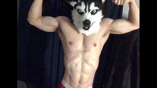 Muscle Werewolf: Enchant your muscles, lie down and ejaculate!