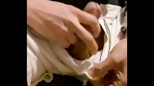 Teen masturbating his big cock