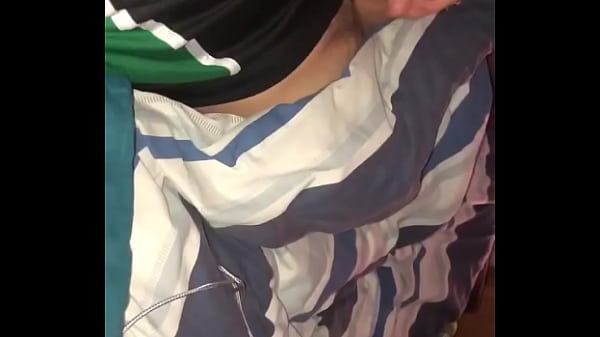 Wetting through stolen nike pros into diaper