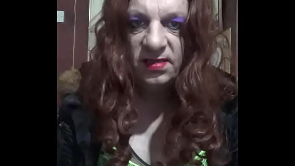 crossdresser loves to give himself a machine masturbation part 3