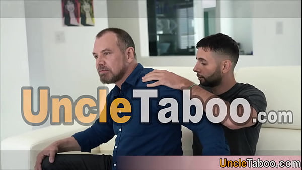 Horny stepson escalated my usual back massage into a bareback quickie fucking Not that I mind it