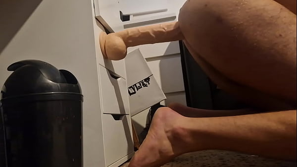 huge dildo fucks me doggy