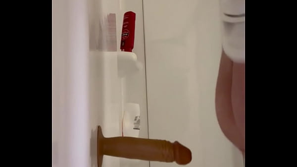 White ass fucking dildo