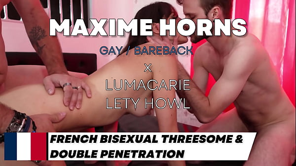 4k Pussy to mouth Double penetration cum swaping French bisexual threesome maxime horns bareback