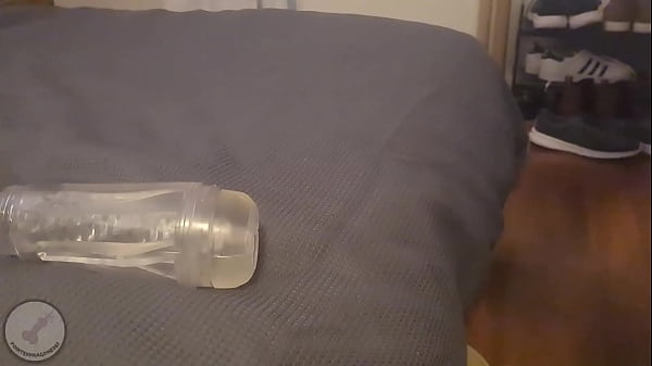 Fucking my fleshlight & cumming deep inside