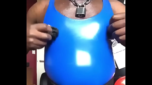 Latex PVC Attired Smoke & Tit Play
