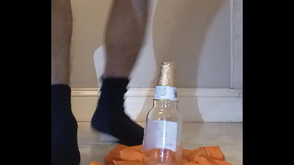 Uff no entro la toda la botella