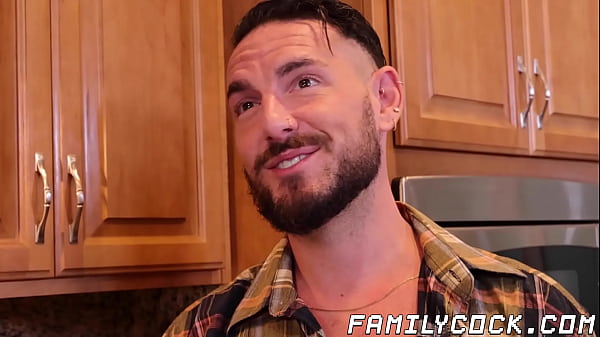 Stepson Myott Hunter rimmed and fucked by hunk Derek Allen
