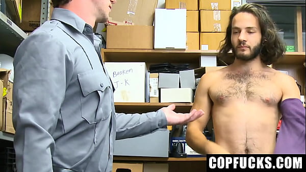 Hairy Shoplifter Is Kissed, Rubbed, Fucked and Slapped in The Security Room – Copfucks