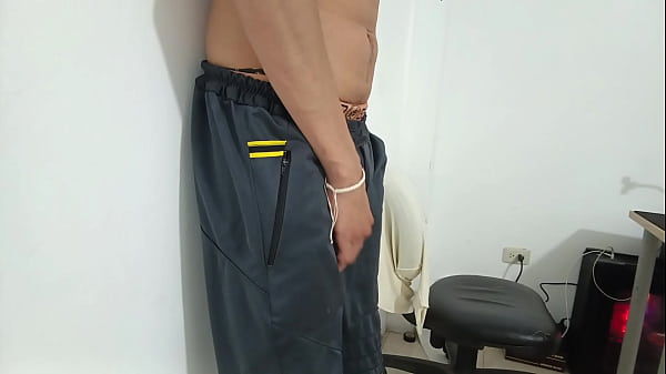 Big uncut cock masturbating I record myself