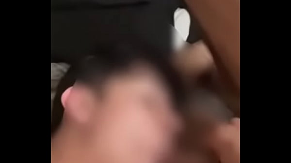 Amateur latino takes huge facial from big uncut cock