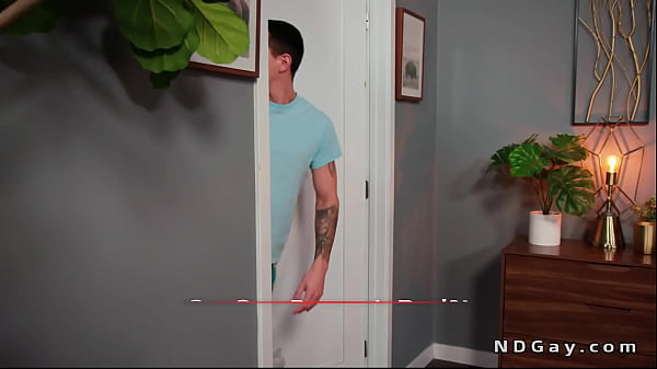 Gay man anal barebacks stepbrother in parents bedroom