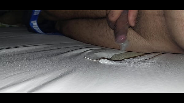 I fuck the hole in the mattress with a condom and ejaculate the sperm