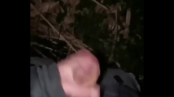 Cumshot in Public
