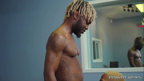 EdwardJames: Blond Debonair Sucks Trus Long Cock While Being Ass Fucked By Phoenix