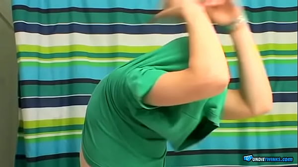 UndieTwinks: Bryce Corbin gets hot and wet in the shower while wanking hard