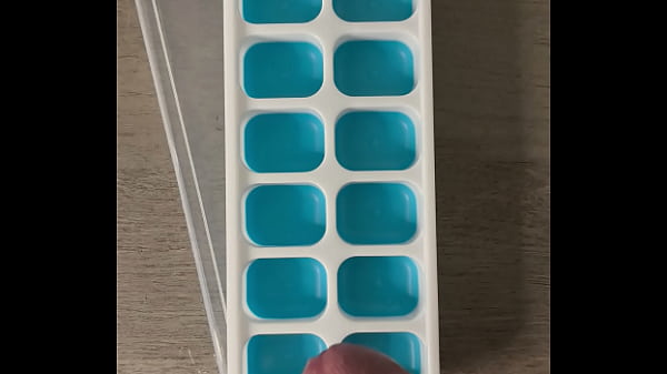 Big Cock Bodybuilder Makes Ice Cubes With Ropes of His Cum