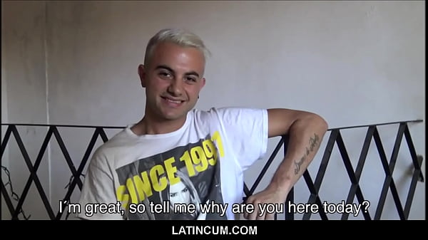 Young Amateur Blonde Latino Twink Juan Cruz Fucked For Cash POV