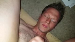 Dorm Room Cum Fountain on my Face