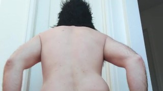 Gorilla Ape-Man Rides Orc Dildo and Cums