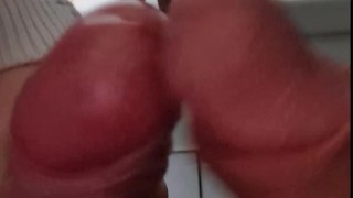 Jerk, suck and cum mouth with my bf