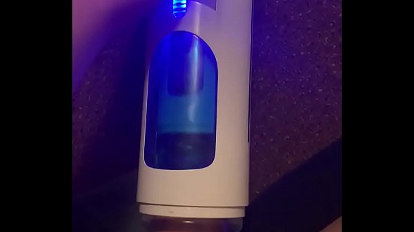 Playing with new sex toy