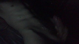 Quick cumshot in the night