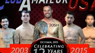 Adrian slides his lubed-up fingers into his tight hole