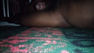 Emptying My Cum Storage Tank on The Floor