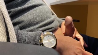 Flashing of cock at the office