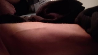 HUGE breathy cumshot and multiple orgasm – 3-day load on my bed