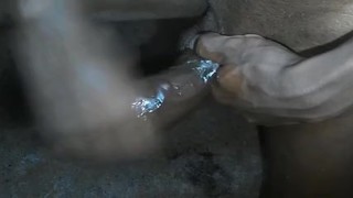 MONSTER BLACK COCK HARD STROKING