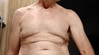 Old man wanking
